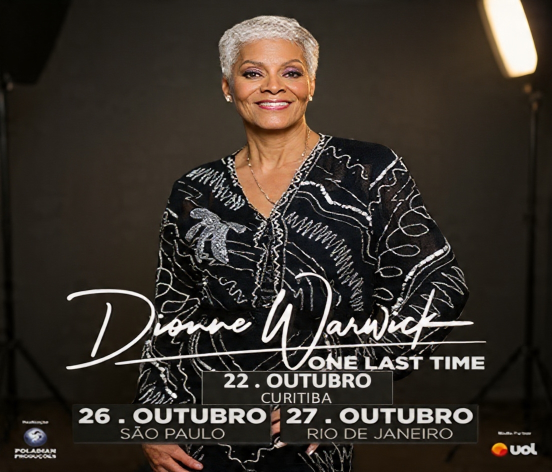 Retrato de Dionne Warwick.